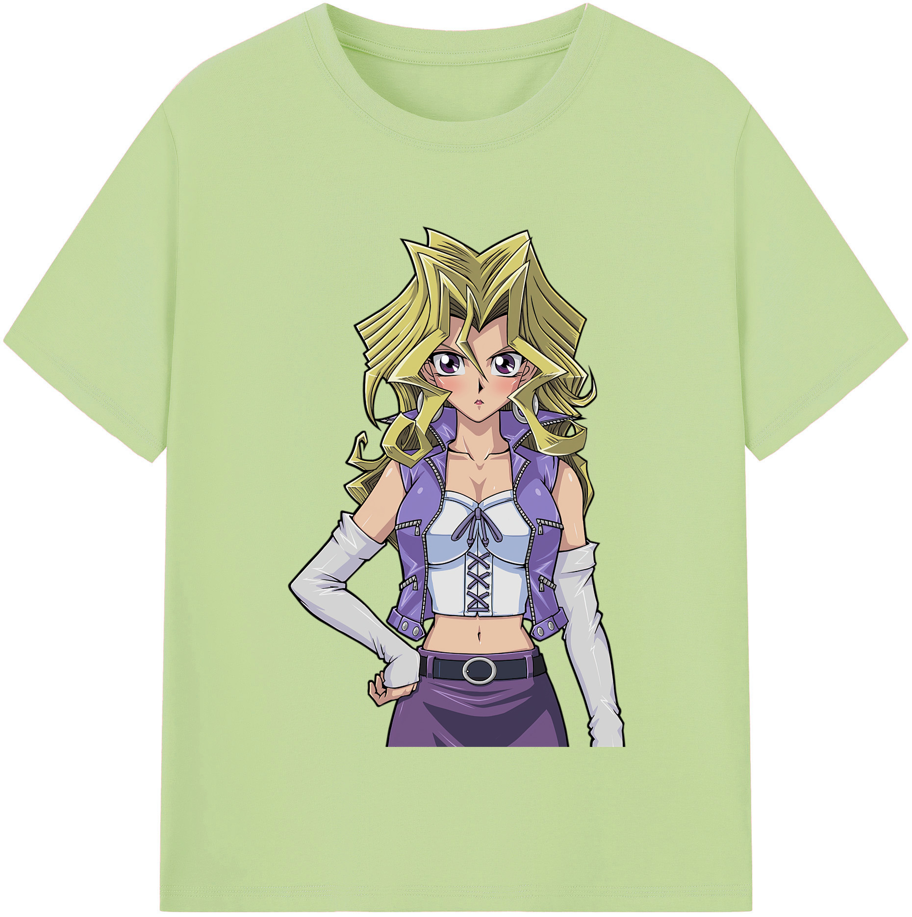 （画像用） 遊☆戯☆王 Yu-Gi-Oh! 綿100％半袖Tシャツ（フロントプリント）